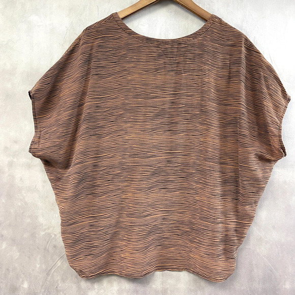 Joie‎ Silk Boxy Shell Blouse Womens Medium Minimalist Lagenlook Oversized J108 - Picture 5 of 8